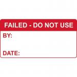 Failed Do Not Use -labels (50 X 25 mm Roll of 250) 405774