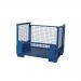 Collapsible steel pallet cage with removable gate 405996