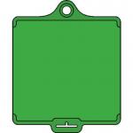 Assettag Mediumblank Pack 50 - Green 406006