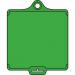 Assettag Mediumblank Pack 50 - Green 406006