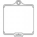 Assettag Mediumblank Pack 50 - White 406009