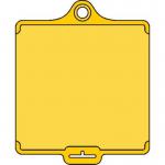 Assettag Mediumblank Pack 50 - Yellow 406010
