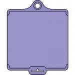 Assettag Mediumblank Pack 50 - Lilac 406011