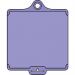 Assettag Mediumblank Pack 50 - Lilac 406011