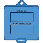 Assettag Medium Inspection(style A) Pack 50 - Blue 406021