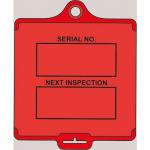Assettag Medium Inspection(style A) Pack 50 - Red 406024