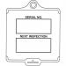 Assettag Medium Inspection(style A) Pack 50 - White 406025