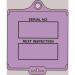 Assettag Medium Inspection(style A) Pack 50 - Lilac 406027