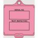 Assettag Medium Inspection(style A) Pack 50 - Pink 406028