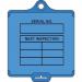 Assettag Medium Inspection(style B) Pack 50 - Blue 406037