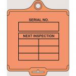 Assettag Medium Inspection(style B) Pack 50 - Orange 406039