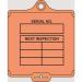 Assettag Medium Inspection(style B) Pack 50 - Orange 406039