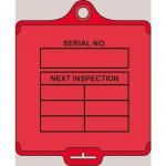Assettag Medium Inspection(style B) Pack 50 - Red 406040