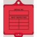 Assettag Medium Inspection(style B) Pack 50 - Red 406040