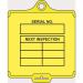 Assettag Medium Inspection(style B) Pack 50 - Yellow 406042