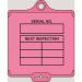 Assettag Medium Inspection(style B) Pack 50 - Pink 406044