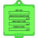 Assettag Medium Vibrationcontrol Pack 50 - Green 406054