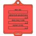 Assettag Medium Vibrationcontrol Pack 50 - Red 406056