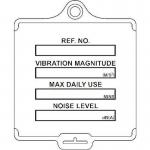 Assettag Medium Vibrationcontrol Pack 50 - White 406057