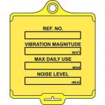 Assettag Medium Vibrationcontrol Pack 50 - Yellow 406058