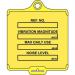 Assettag Medium Vibrationcontrol Pack 50 - Yellow 406058