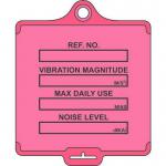 Assettag Medium Vibrationcontrol Pack 50 - Pink 406060