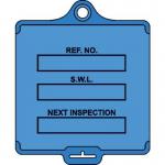 Assettag Medium Safeworking Load Pack 50 - Blue 406069