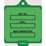 Assettag Medium Safeworking Load Pack 50 - Green 406070