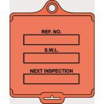 Assettag Medium Safeworking Load Pack 50 - Orange 406071