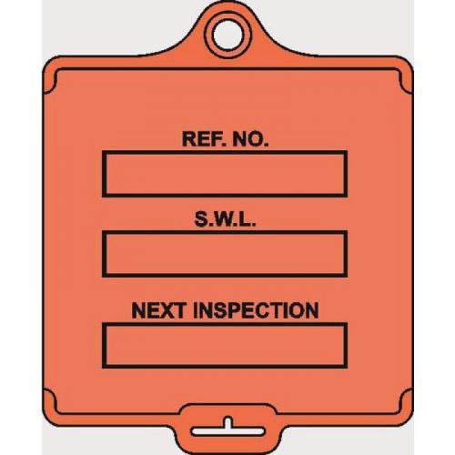 Assettag Medium Safeworking Load Pack 50 - Orange 406071