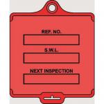 Assettag Medium Safeworking Load Pack 50 - Red 406072
