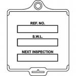 Assettag Medium Safeworking Load Pack 50 - White 406073