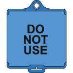 Assettag Medium Do Notuse (style A) Pack 50 - Blue 406085