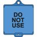 Assettag Medium Do Notuse (style A) Pack 50 - Blue 406085