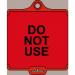 Assettag Medium Do Notuse (style A) Pack 50 - Red 406088