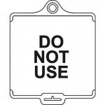 Assettag Medium Do Notuse (style A) Pack 50 - White 406089