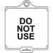 Assettag Medium Do Notuse (style A) Pack 50 - White 406089