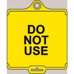 Assettag Medium Do Notuse (style A) Pack 50 - Yellow 406090