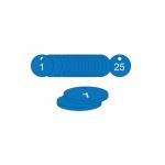 27 mm Dia. Traffolitetags - Blue (1 to 25) 406102