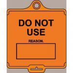 Assettag Medium Do Notuse (style B) Pack 50 - Orange 406113