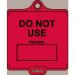 Assettag Medium Do Notuse (style B) Pack 50 - Red 406114