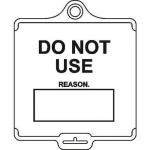Assettag Medium Do Notuse (style B) Pack 50 - White 406115