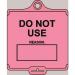 Assettag Medium Do Notuse (style B) Pack 50 - Pink 406118