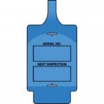 Assettag Flex Inspection(style A) Pack 50 - Blue 406143