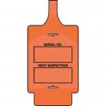 Assettag Flex Inspection(style A) Pack 50 - Orange 406145