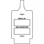 Assettag Flex Inspection(style A) Pack 50 - White 406147
