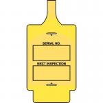 Assettag Flex Inspection(style A) Pack 50 - Yellow 406148