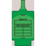 Assettag Flex Inspection(style B) Pack 50 - Green 406160