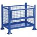 Steel box pallet with half drop side, 500kg capacity 406316