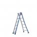 Heavy duty combination ladders with splayed base 406387